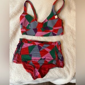 Marc Jacobs 2 Piece High Waisted Bikini